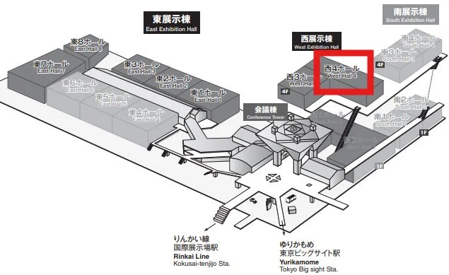 東京ビッグサイトの施設案内図