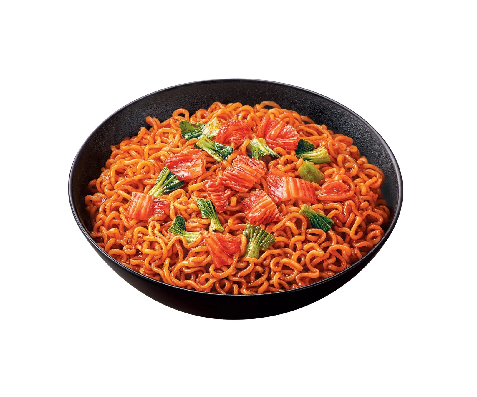 辛ラーメン焼きそば 炒めキムチの調理例