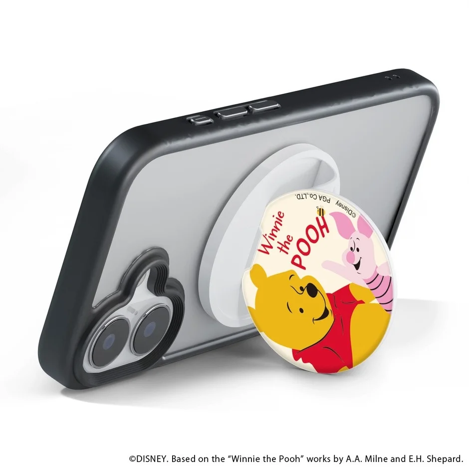 くまのプーさんのスマホグリップスタンドイメージ