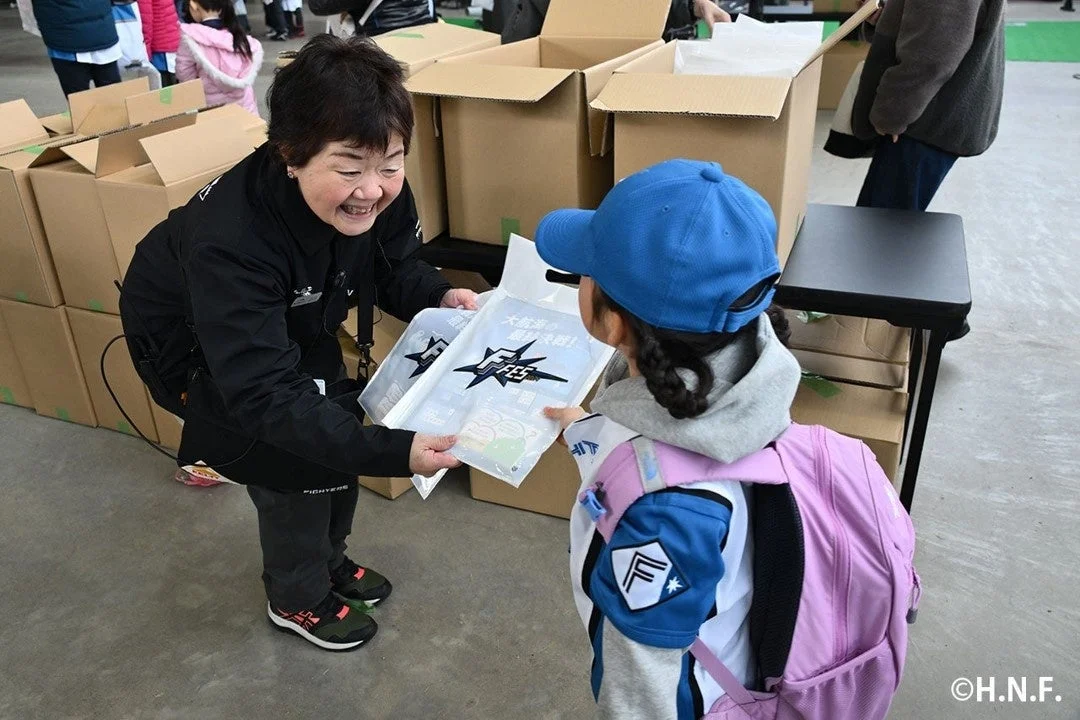 ボランティアスタッフへの支援の様子