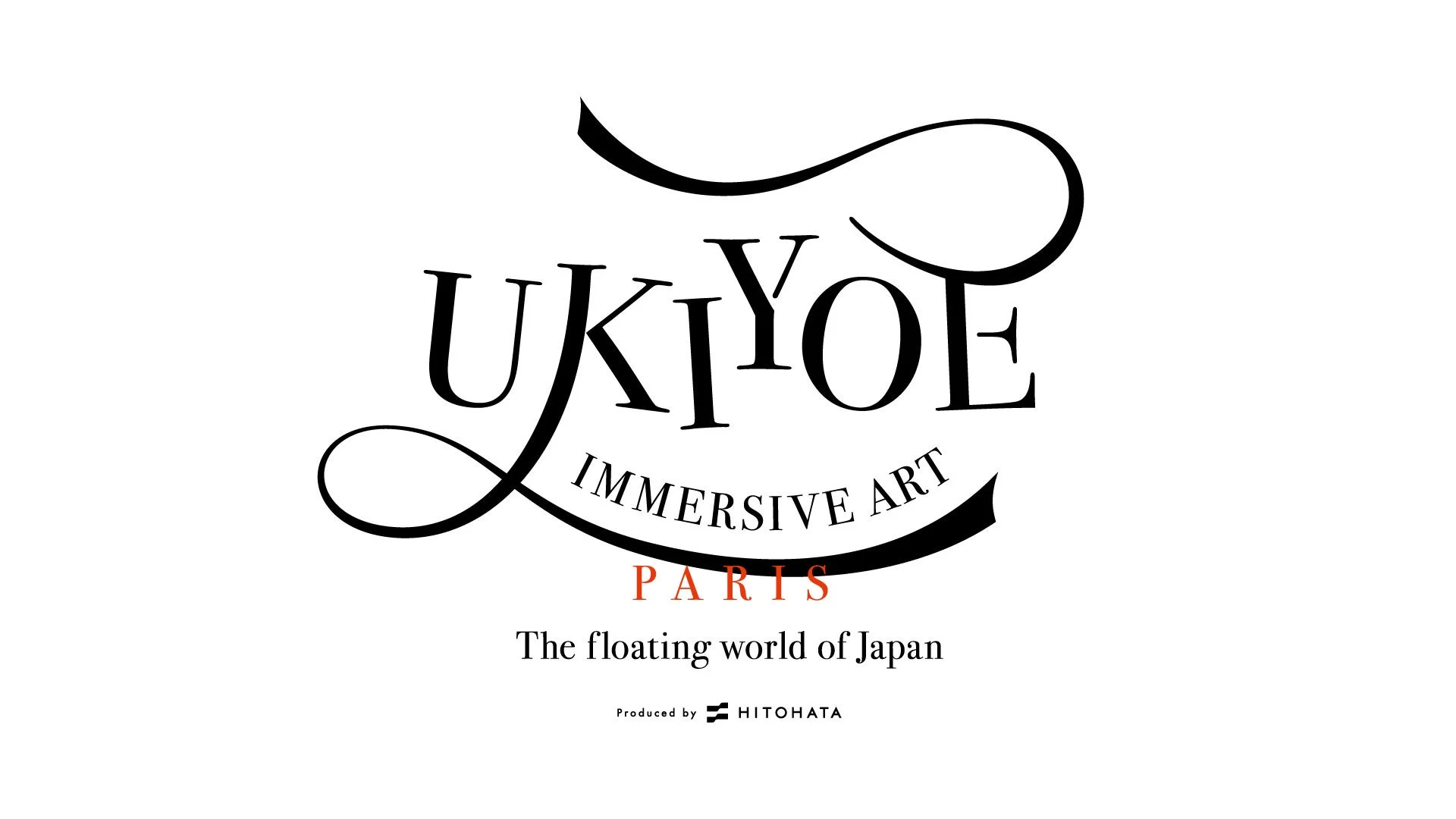 動き出す浮世絵展 PARISのロゴ