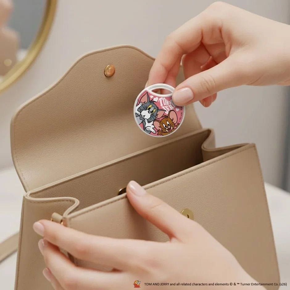 バッグに入れた様子