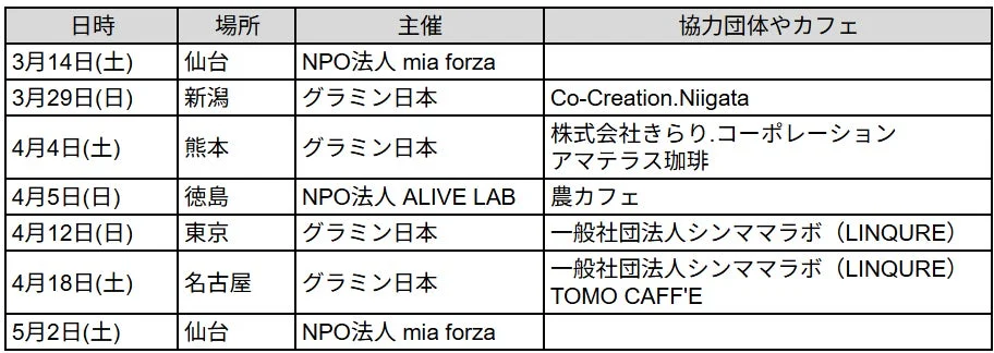 イベントスケジュール