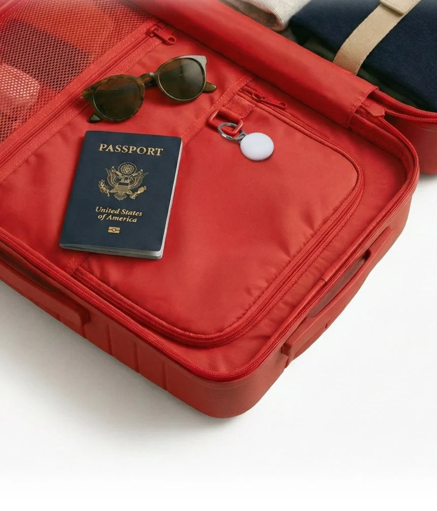 スーツケースにTag.O