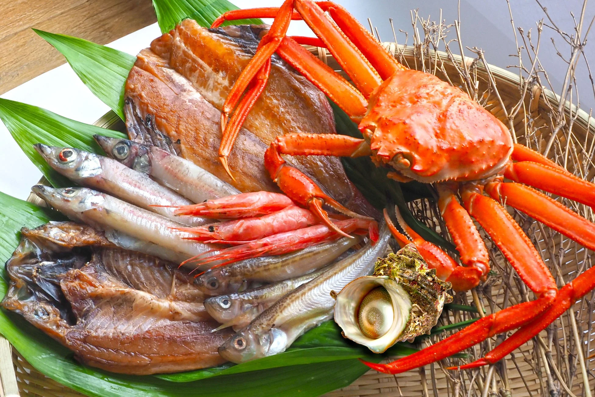 豪華な海鮮の盛り合わせ