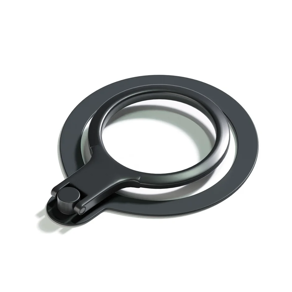 ブラックのMagSafe対応リングホルダー