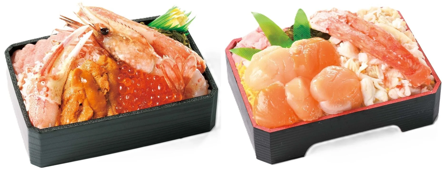 豪華な海鮮弁当