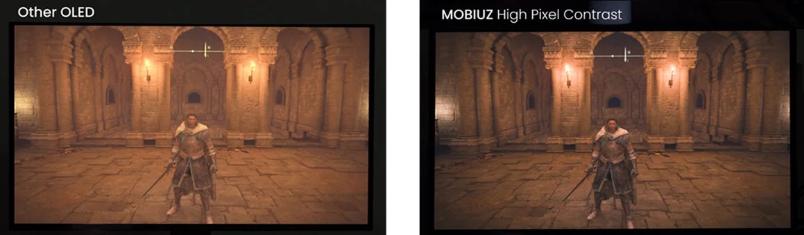 High Pixelコントラスト調整の比較