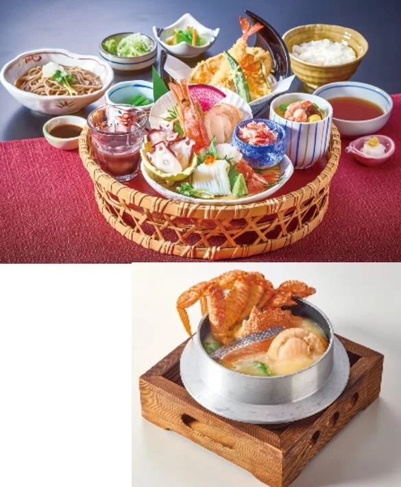 北海道味めぐり膳 “北海道 海鮮浜鍋”付