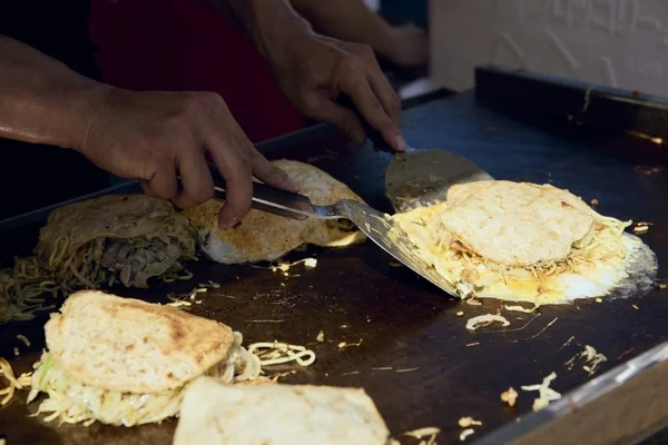お好み焼き調理