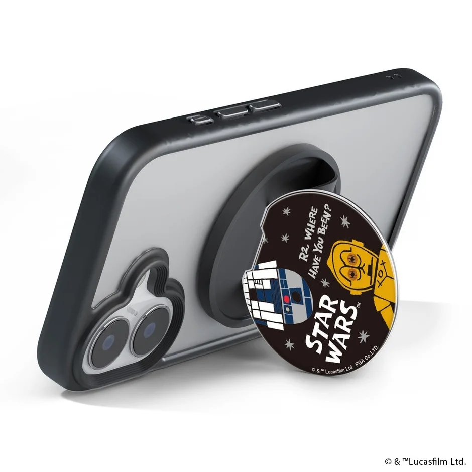 スター・ウォーズのスマホグリップスタンドイメージ