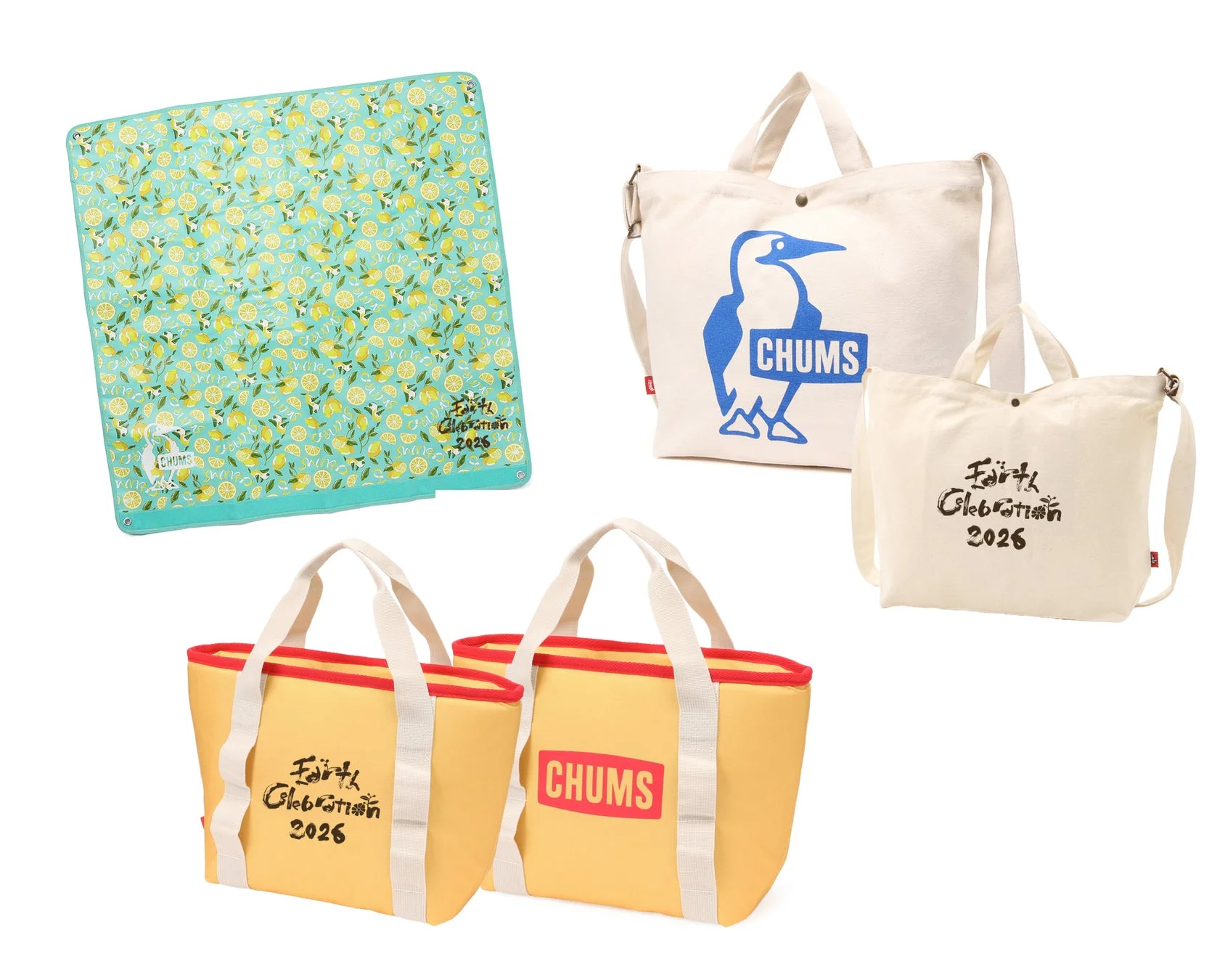CHUMSとアース・セレブレーションのコラボグッズ