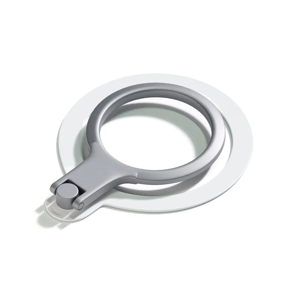 ホワイトのMagSafe対応リングホルダー