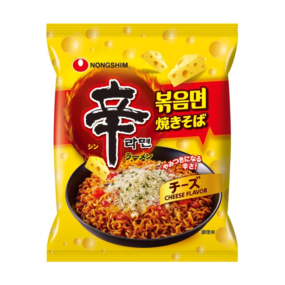 辛ラーメン焼きそば チーズ 袋麺のパッケージ