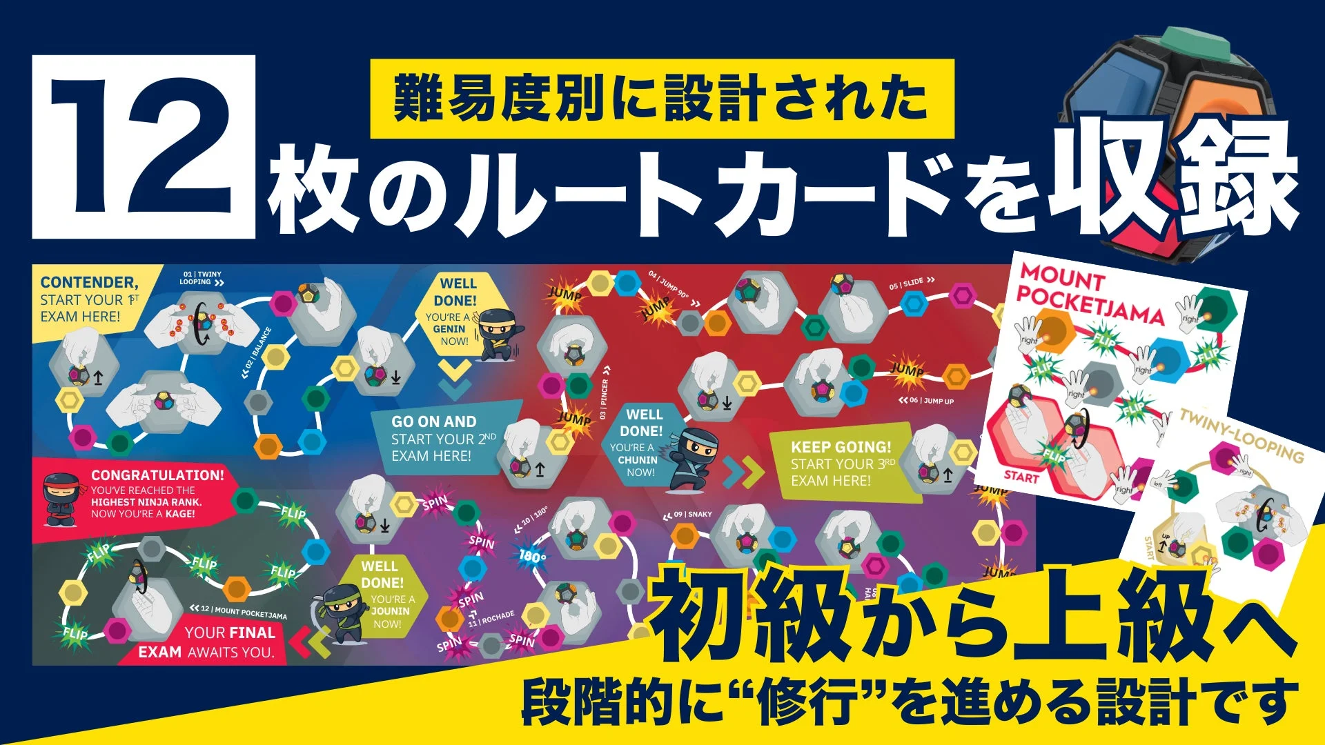 12枚のルートカード