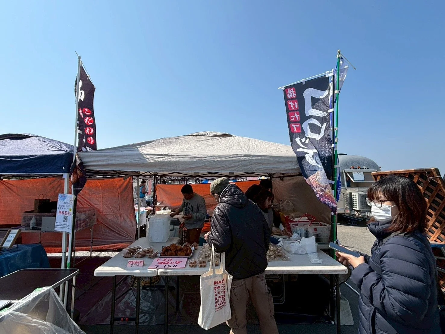 コロッケ等の屋台