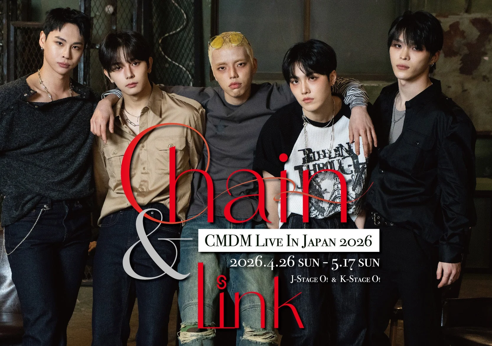 CMDM Live In Japan 2026 - Chain & Link -告知ポスター