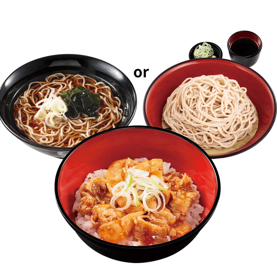 ミニヤンニョム豚丼セット