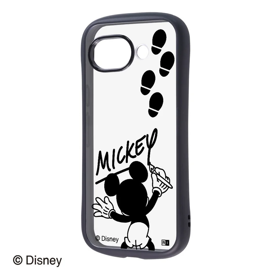ミッキーマウスの足跡デザインのケース