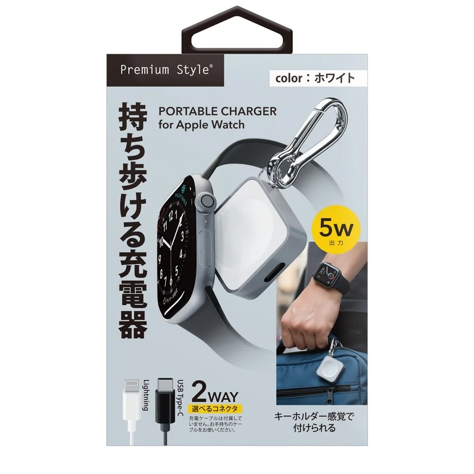 ホワイトカラーのパッケージと2WAY入力の案内