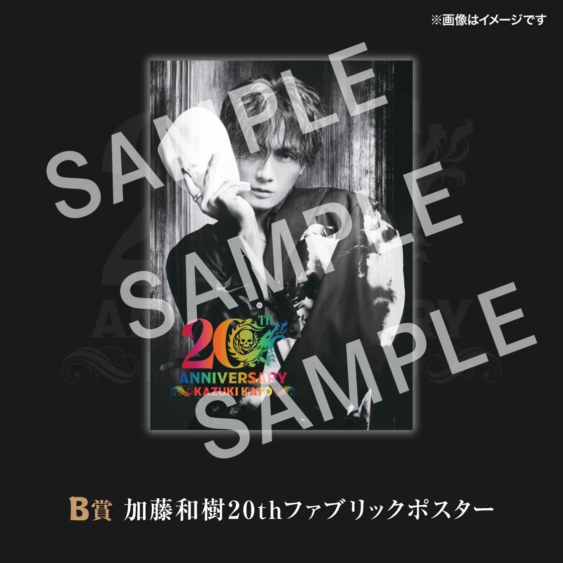B賞 加藤和樹20thファブリックポスター