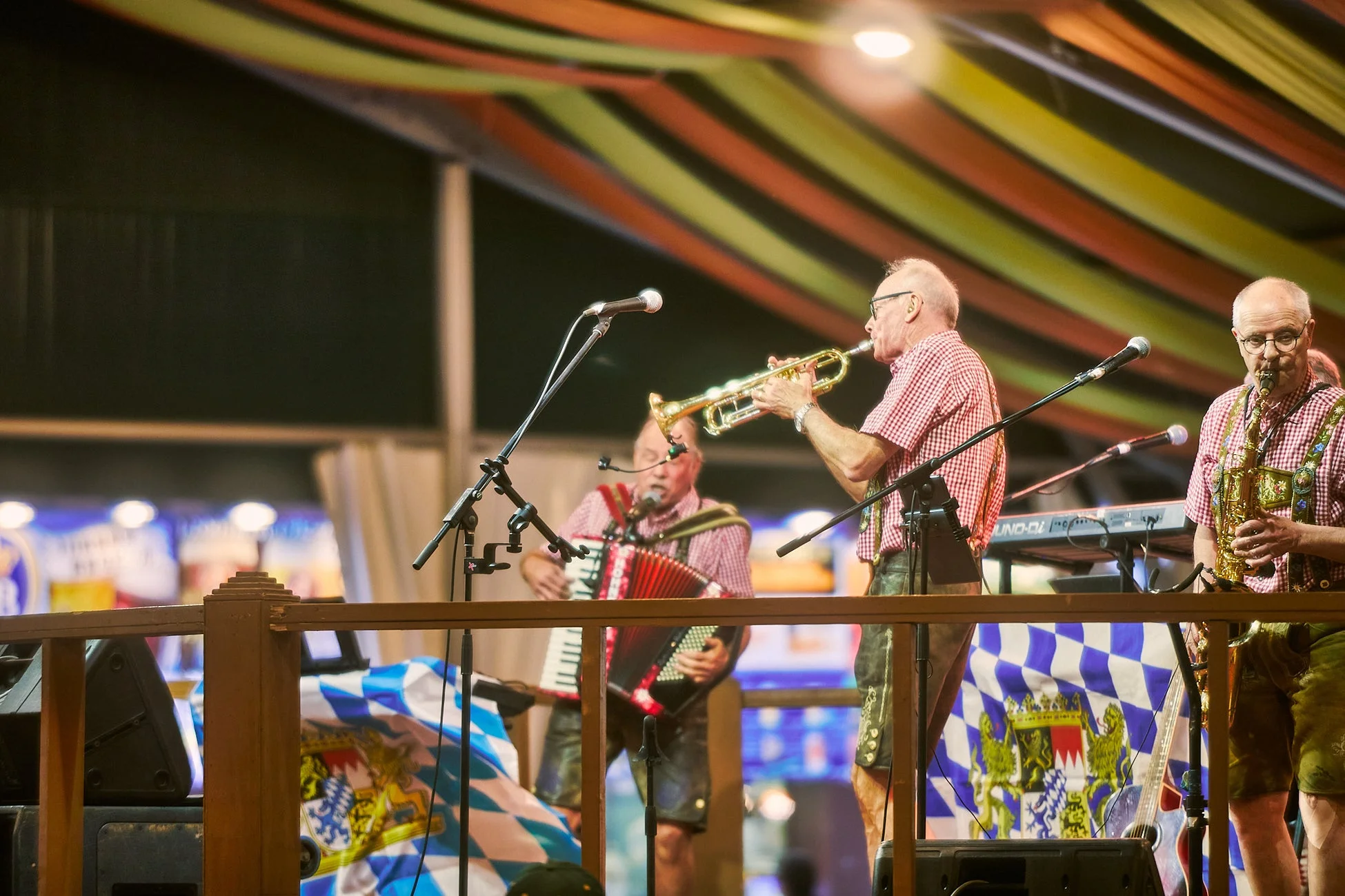 ドイツ楽団の演奏風景