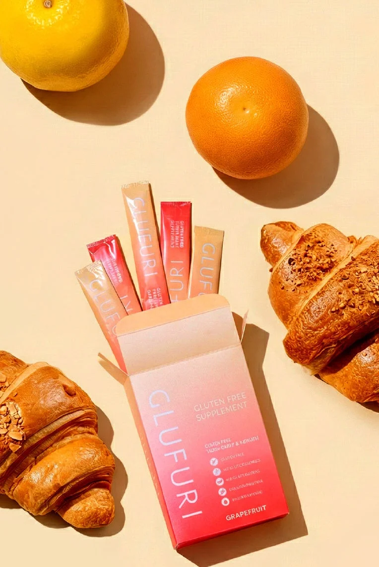 GLUFURI商品と朝食イメージ