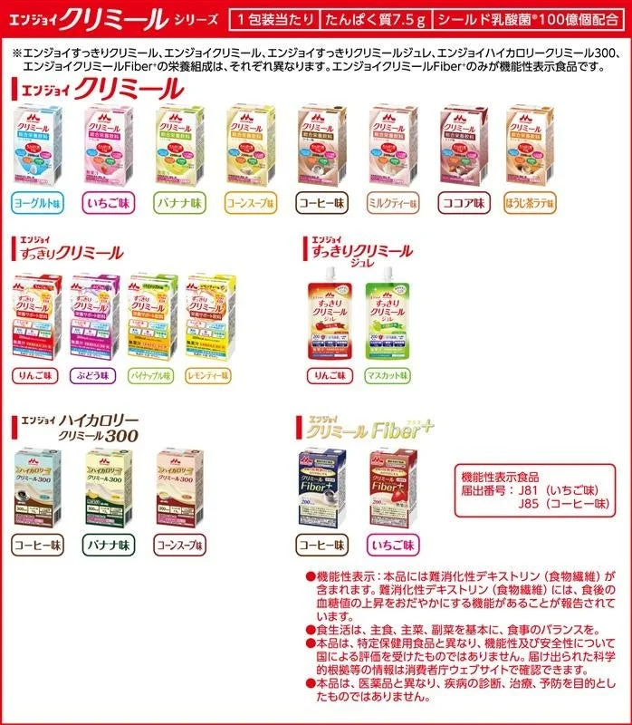 エンジョイクリミール シリーズラインナップ