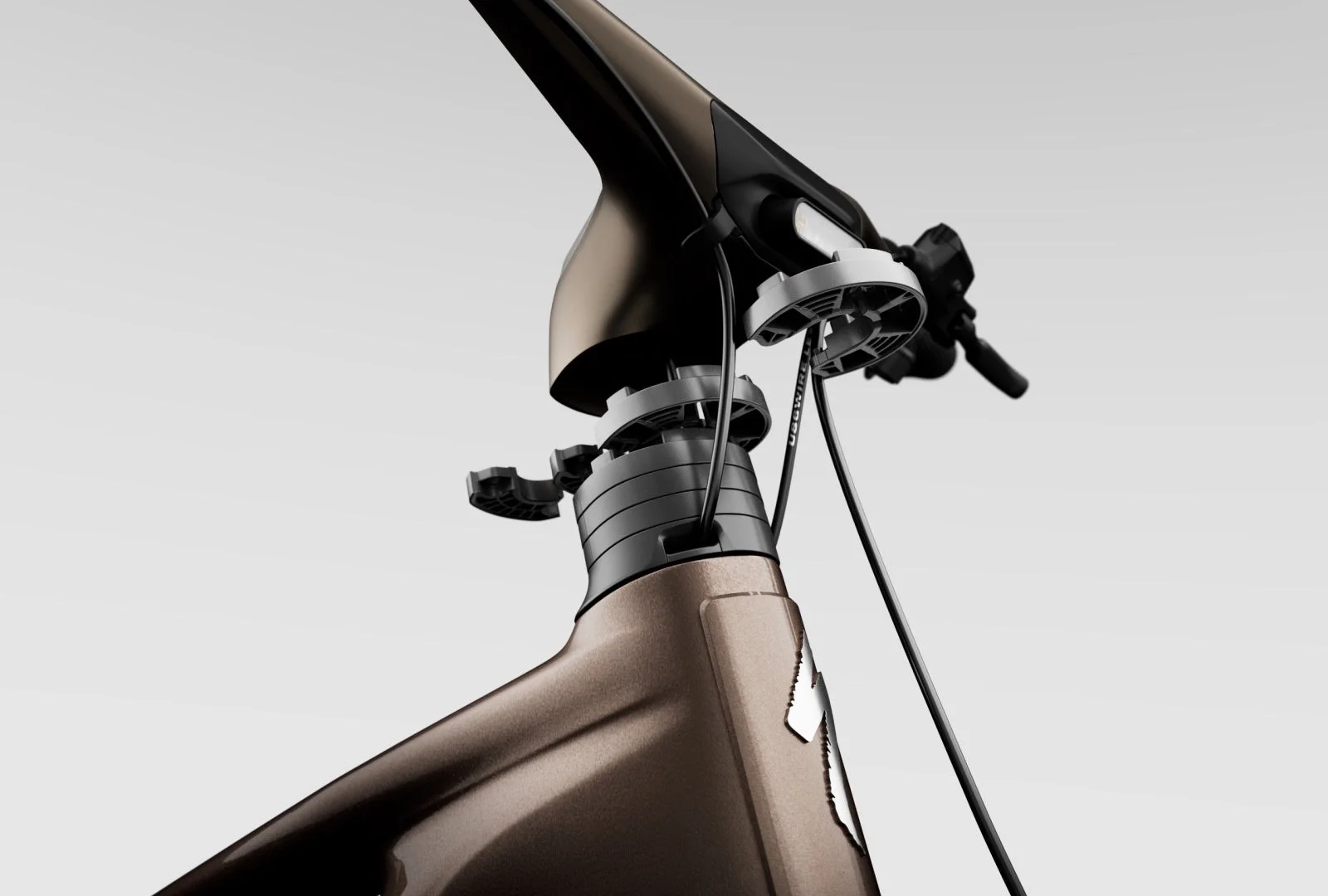 E-バイクのハンドル周り