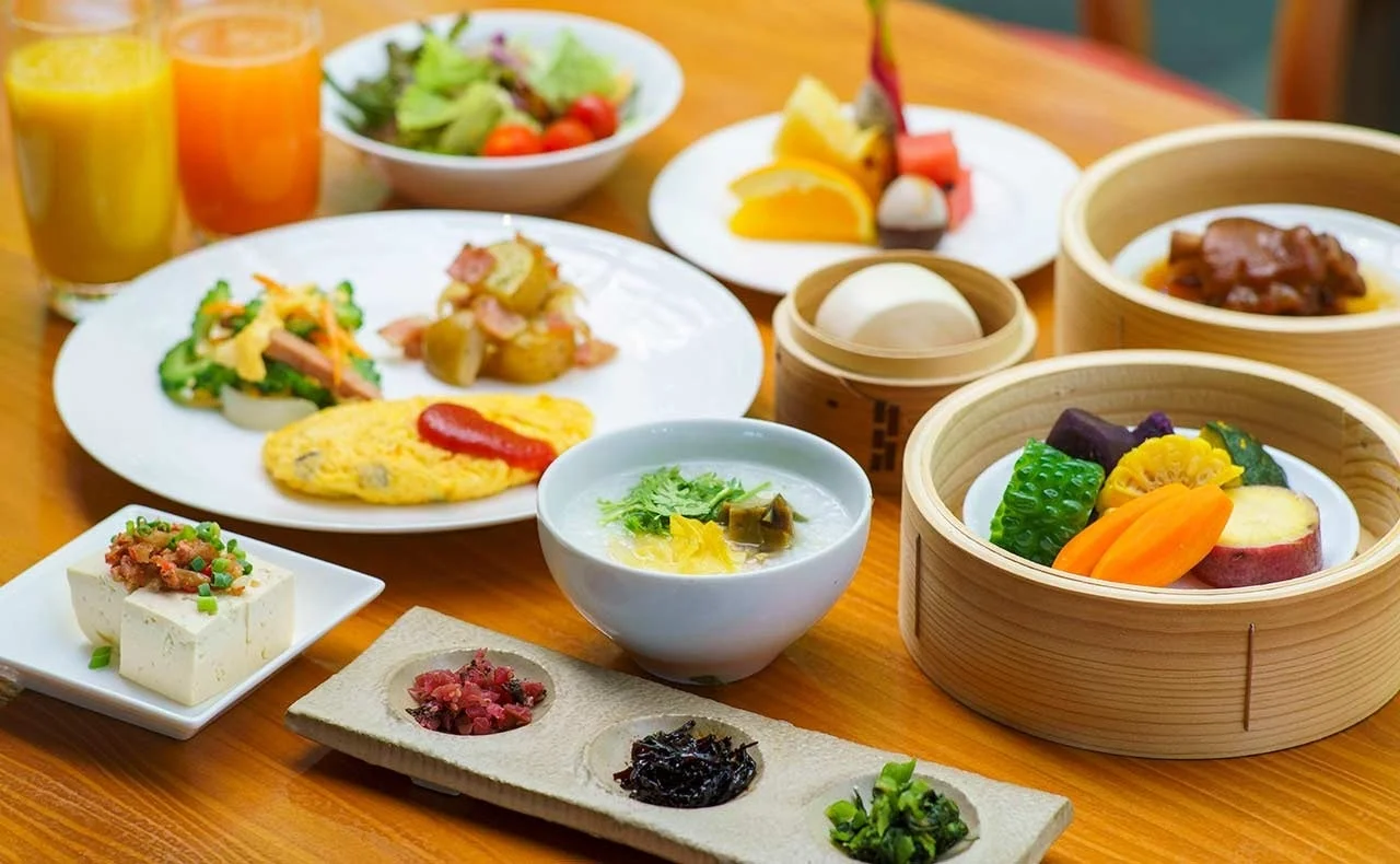 ヘルシーな朝食ブッフェ