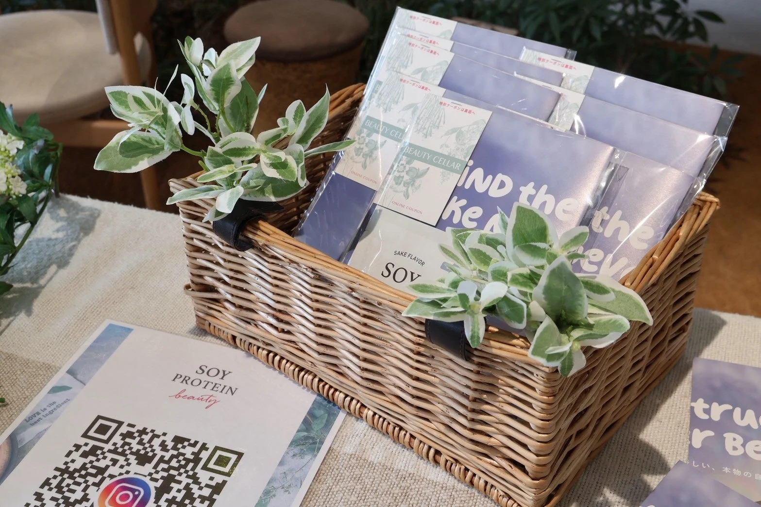 イベントブースのディスプレイ