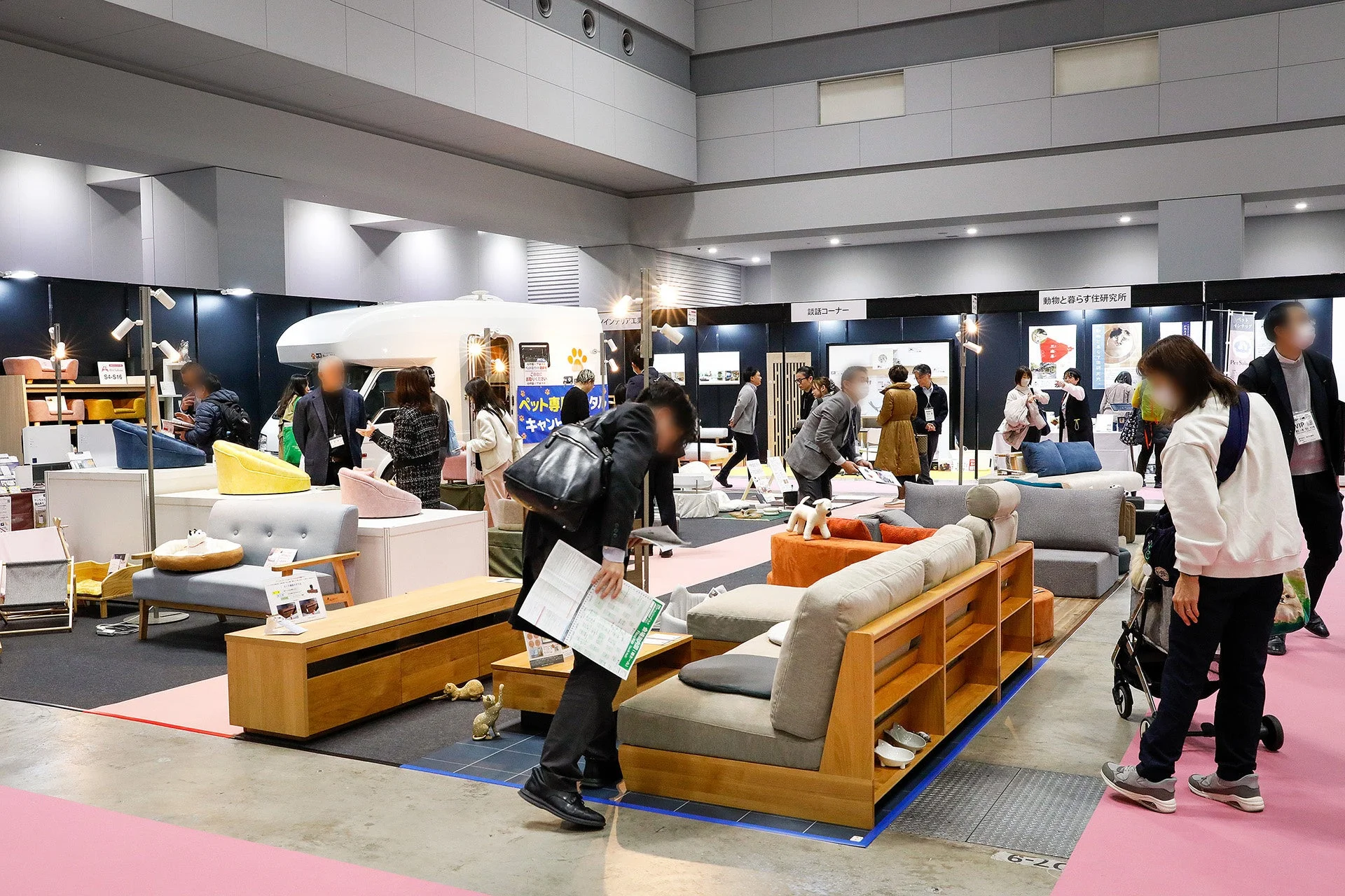 ペットインテリア展の様子