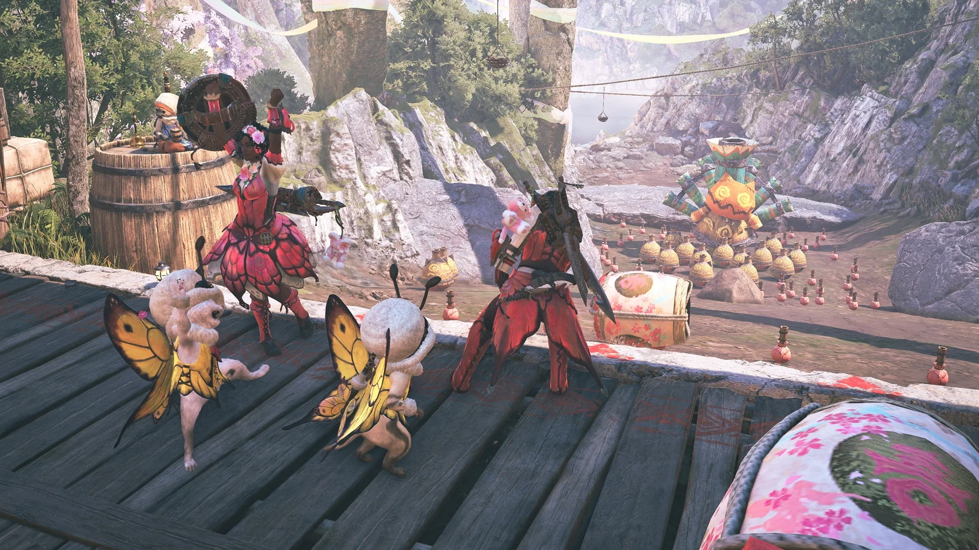 花舞の儀の賑わい