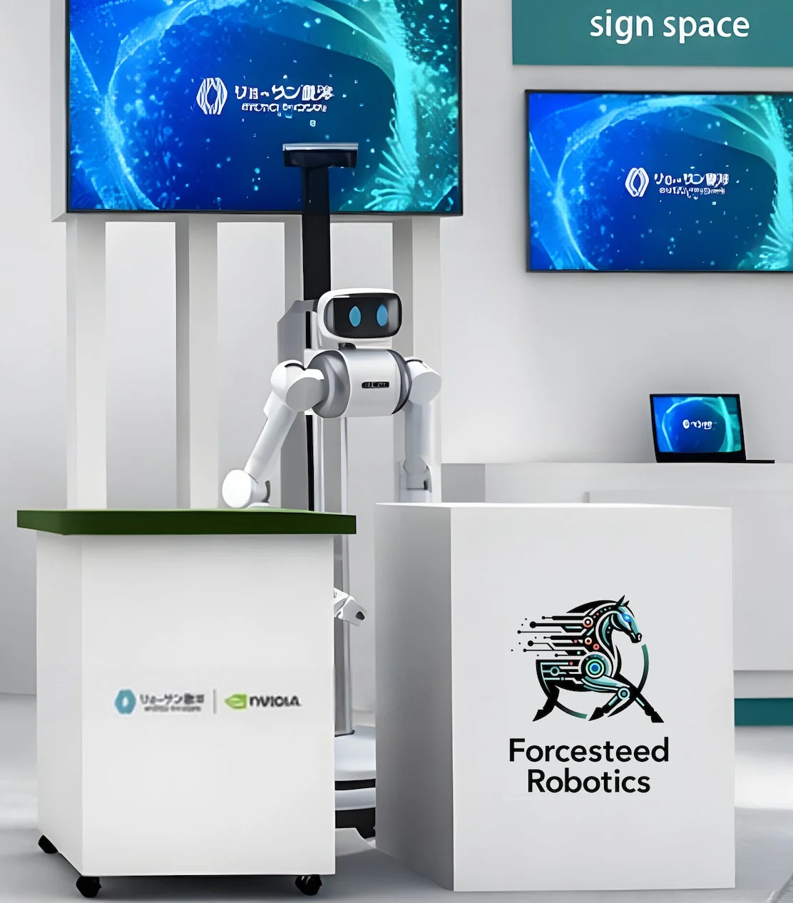 展示スペースの様子