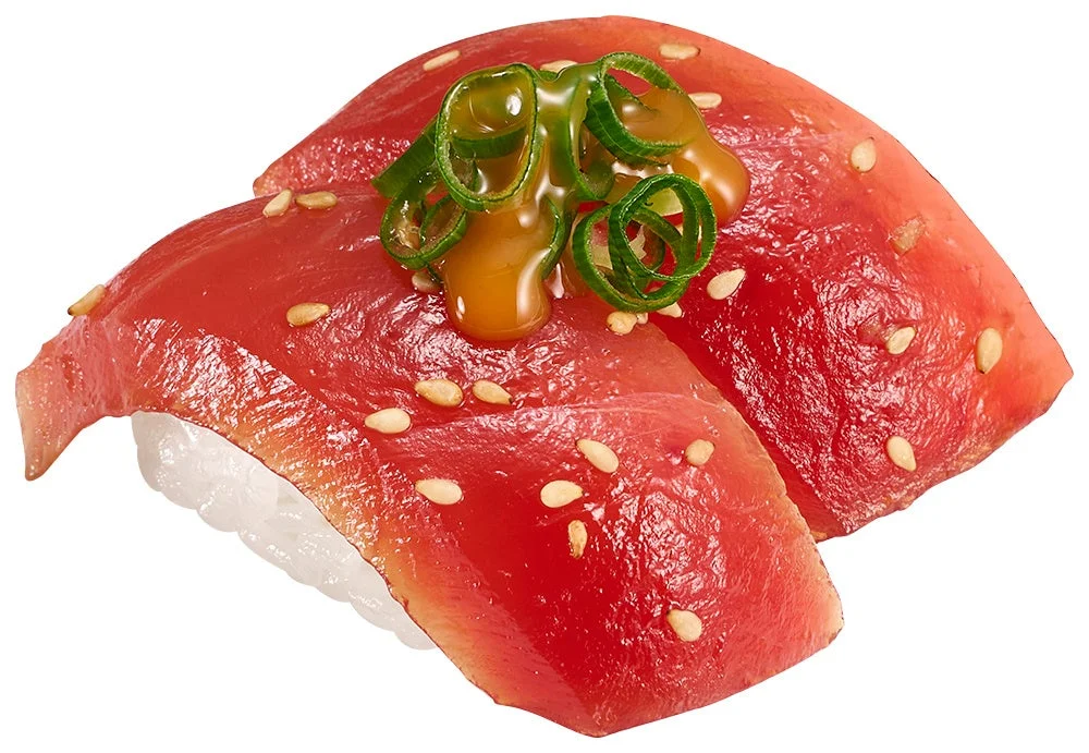 漬けまぐろのひゅうが丼風にぎり