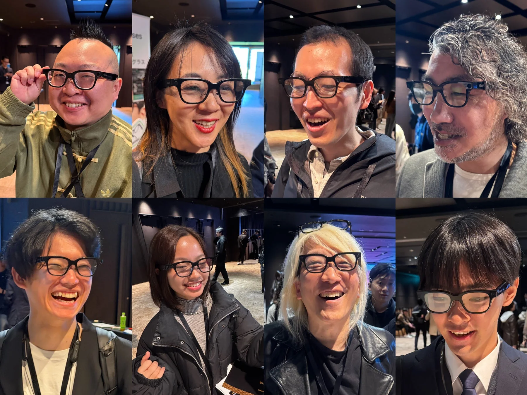 Rokidスマートグラスを体験する参加者たち