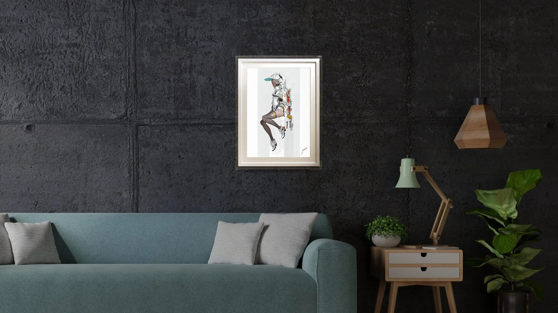 neco版画展 展示イメージ