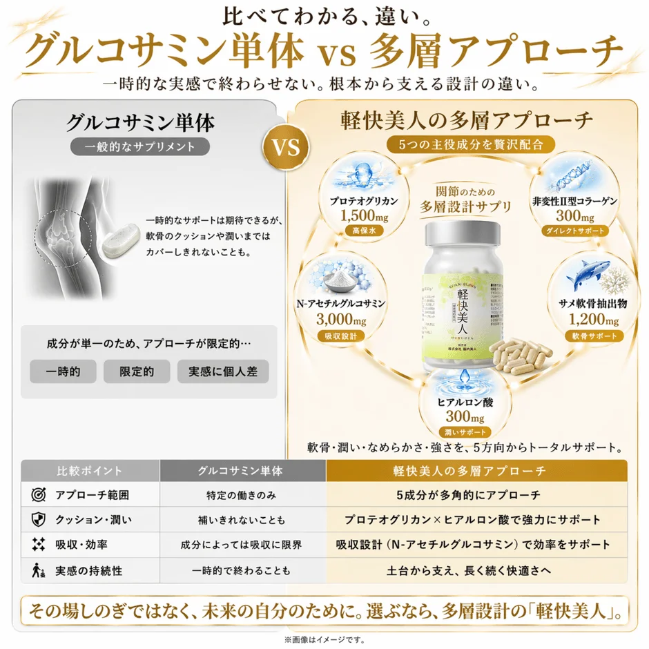 軽快美人 多層アプローチ