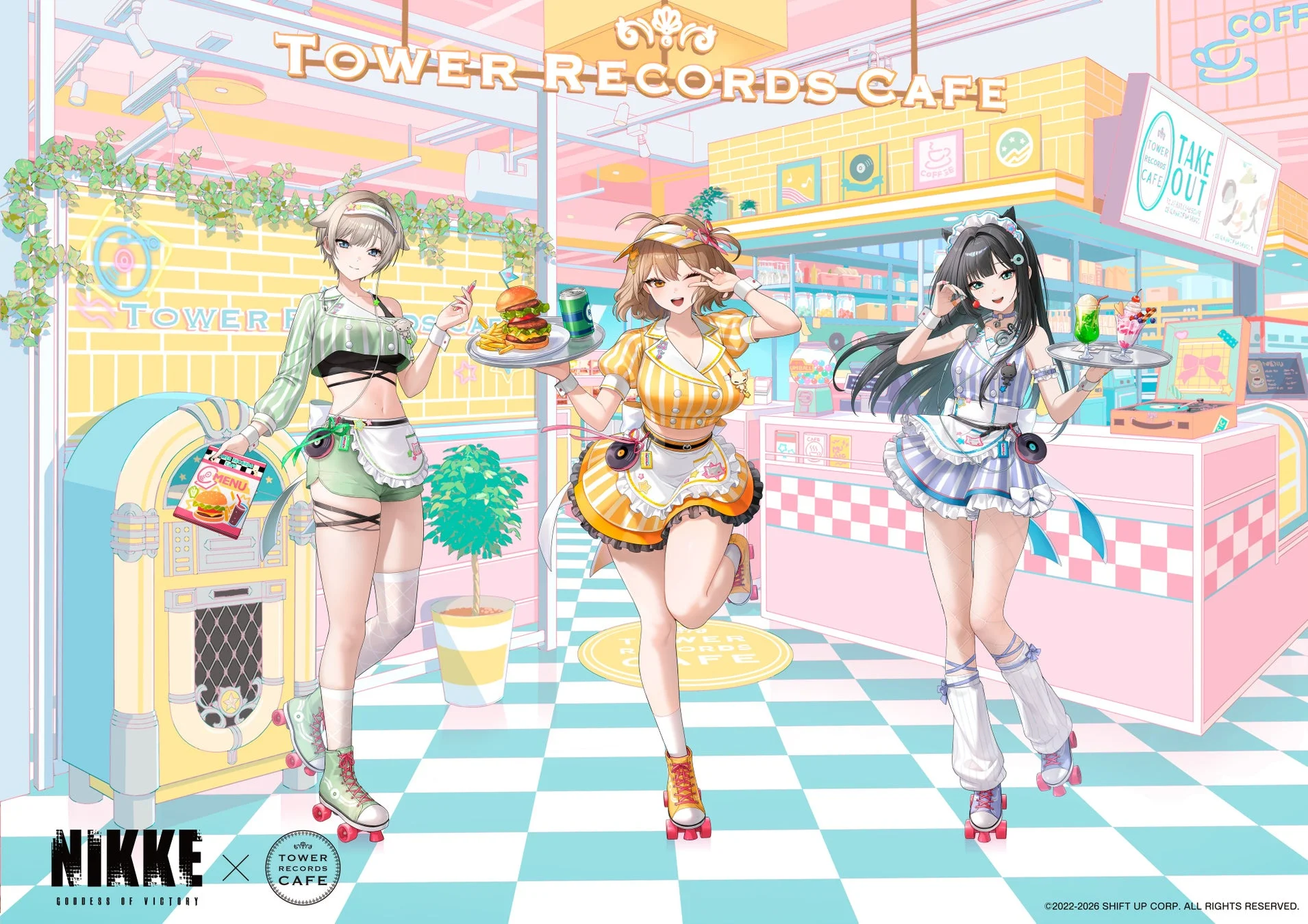 NIKKEとタワーレコードカフェのコラボ告知