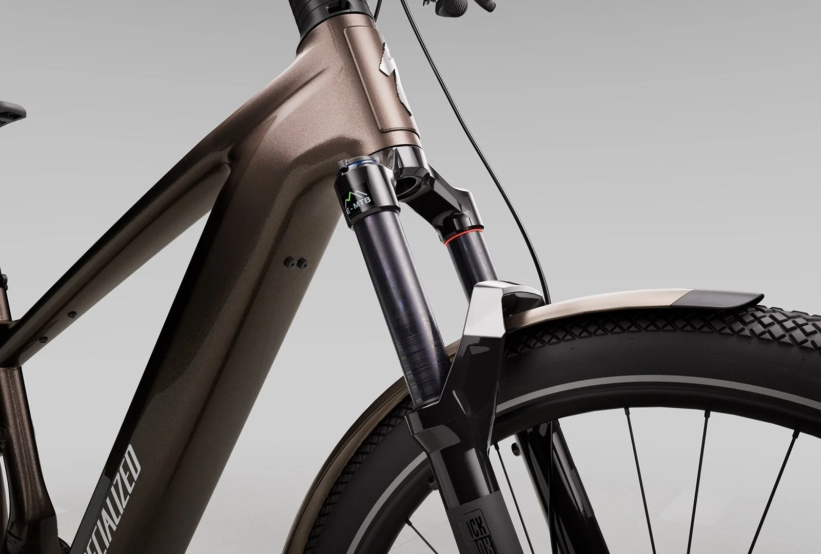 E-バイクのフロント部分