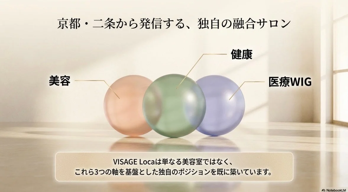 VISAGE Locaの3つの軸