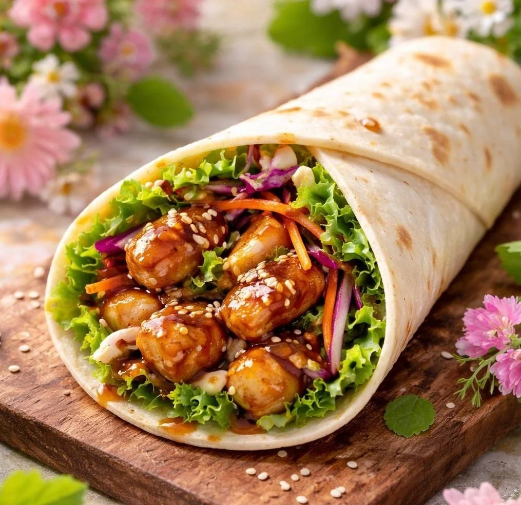 春野菜の照り焼きチキンロール