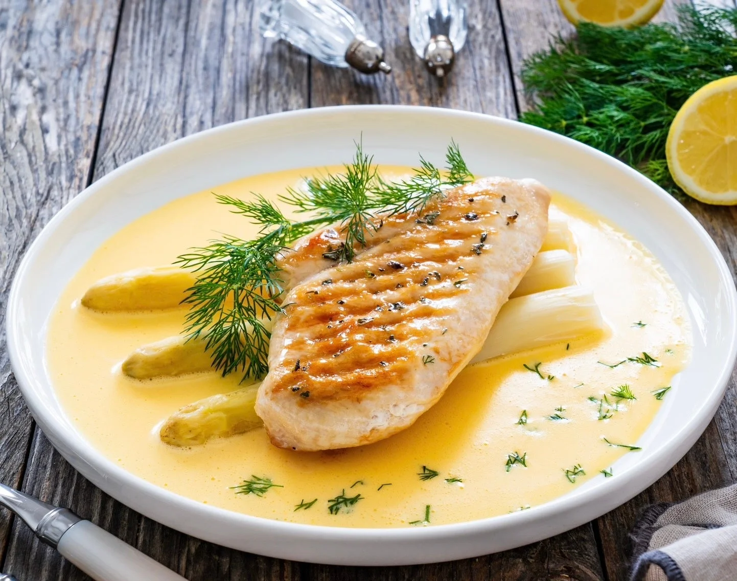 シュパーゲル白身魚