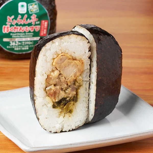 ぎょらん亭監修 ばくだんむすび（唐揚げ・高菜・チャーシューマヨ）