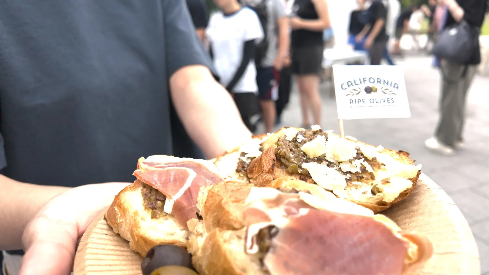 ブルスケッタのような前菜