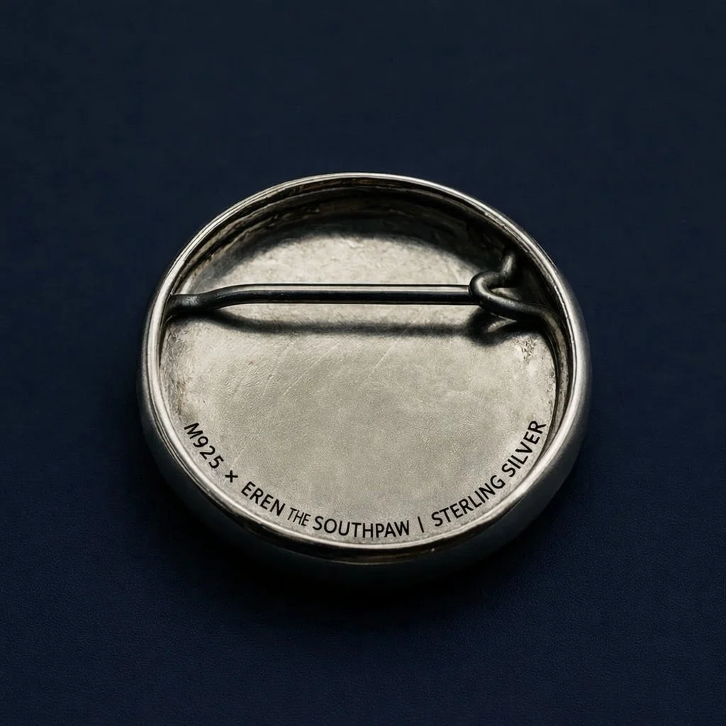 ピンバッジの裏面