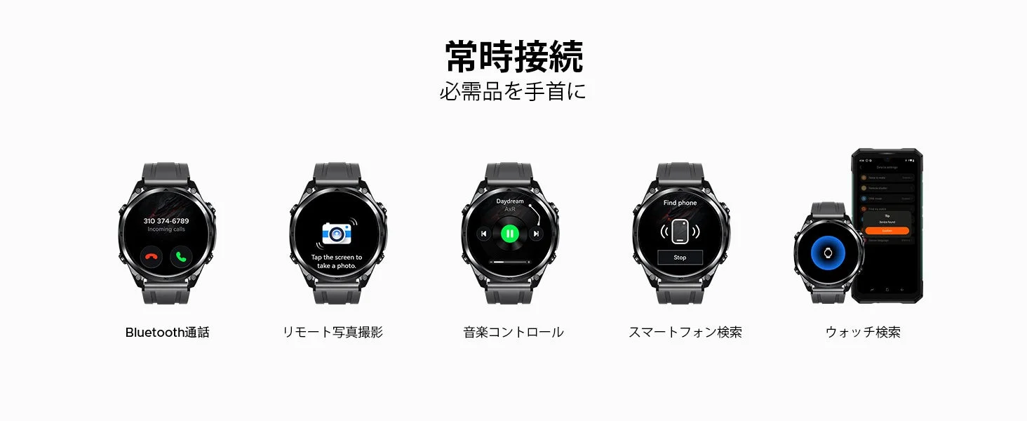 スマートウォッチの多機能性