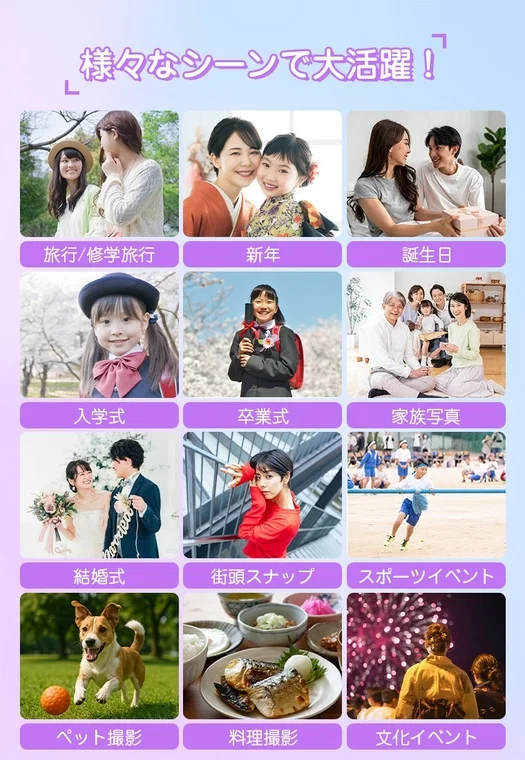 様々なシーンで活躍するS95 PRO