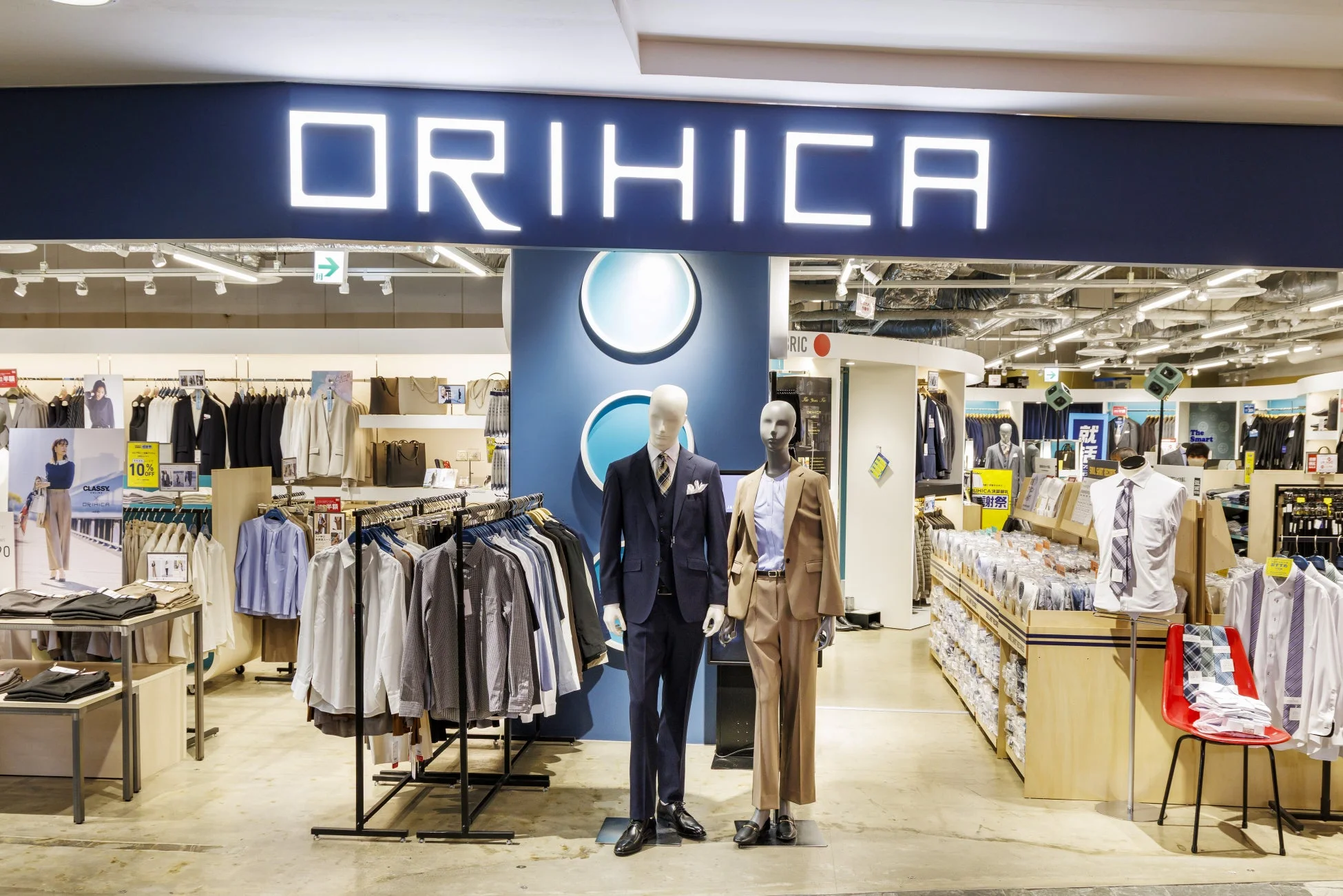 アパレル店舗の様子
