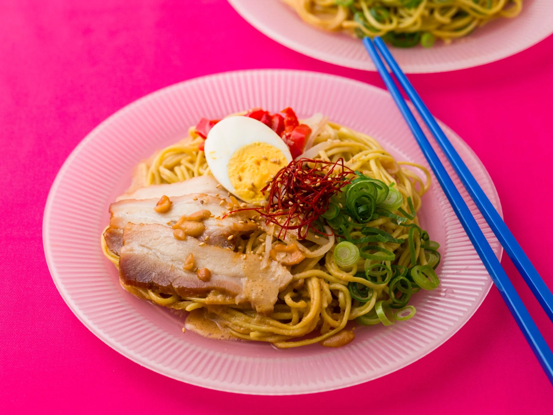 濃厚胡麻だれのしび辛麻醤麺